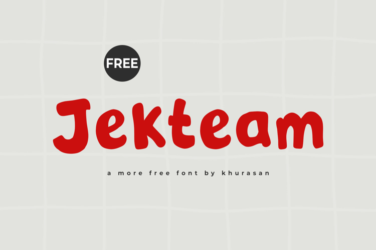 Jekteam Font website image