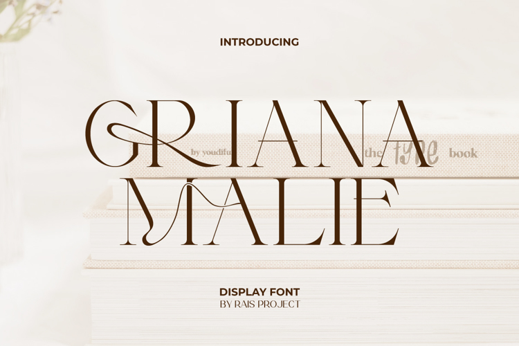 Griana Malie Font website image