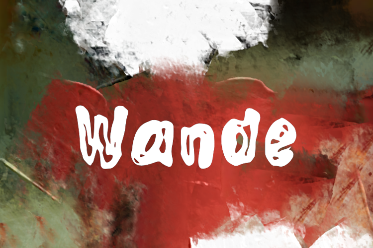 w Wande Font website image