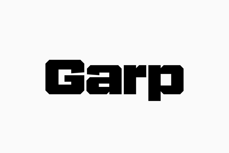 Garp Sans Font website image