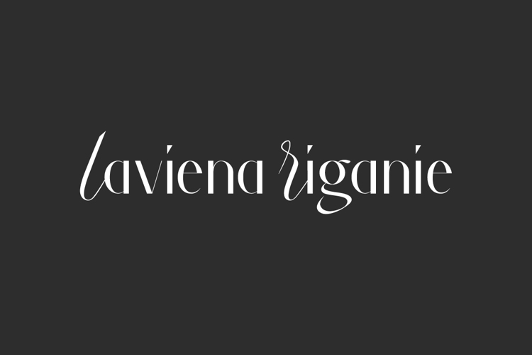 Laviena Riganie Font website image