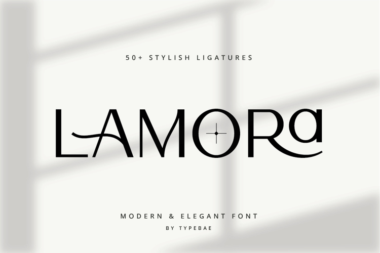 Lamora Font website image