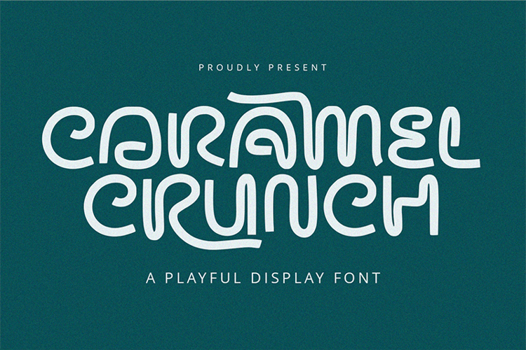 Caramel Crunch Font website image