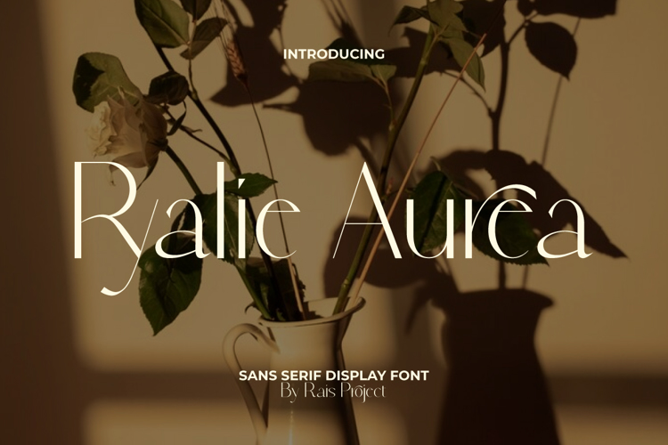 Ryalie Aurea Font website image