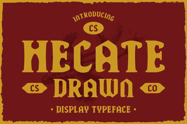 CS Hecate Drawn Font website image