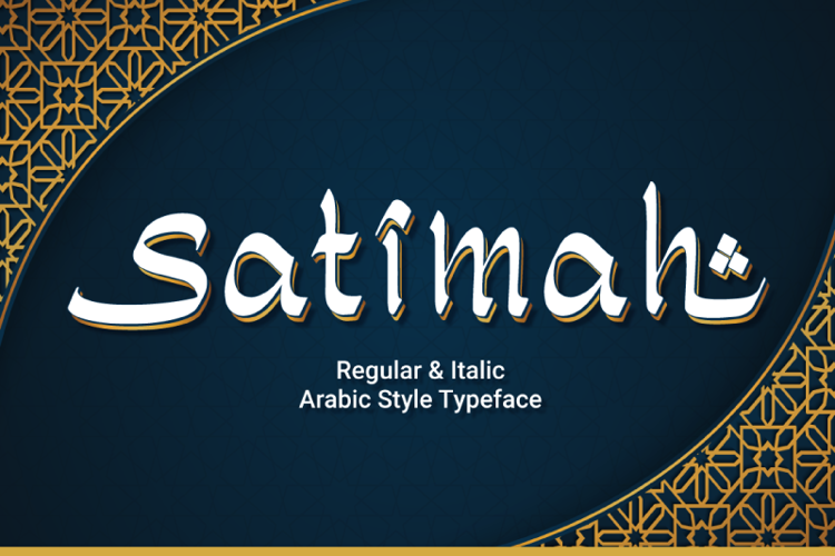 Satimah Font website image