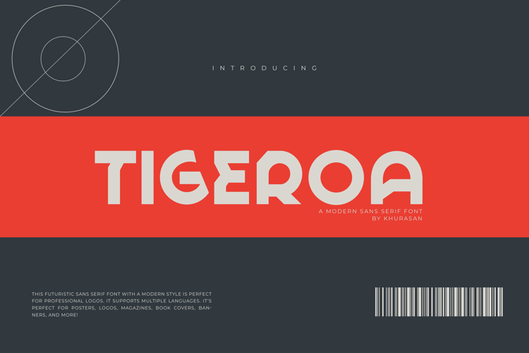 Tigeroa Font website image