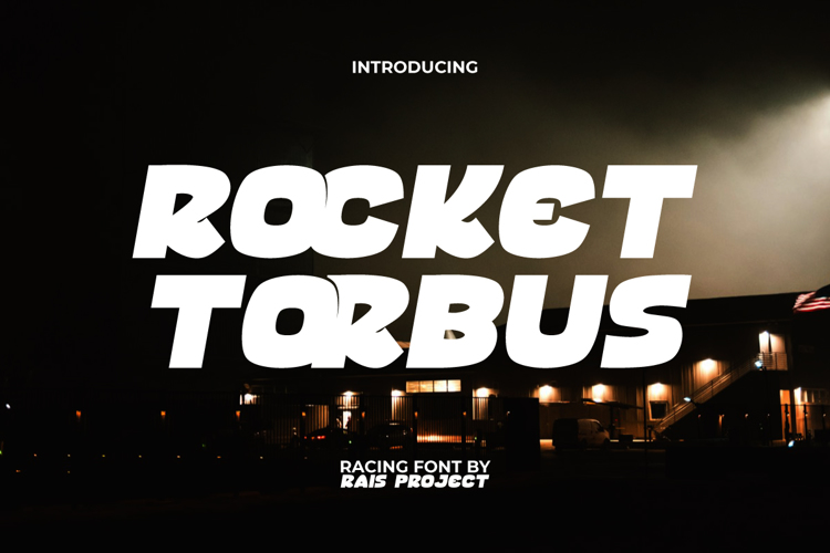 Rocket Torbus Font website image