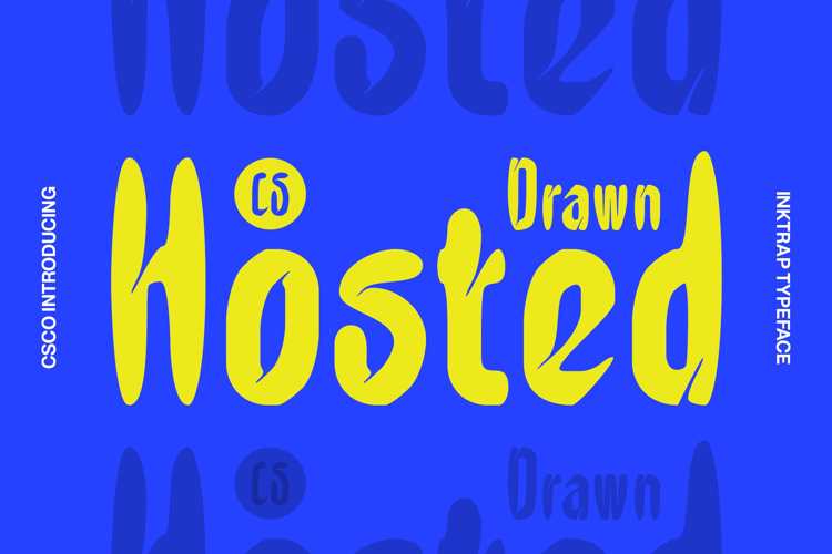 CS Hosted Drawn Font website image