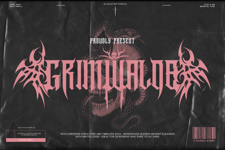 Grimwalde Font website image