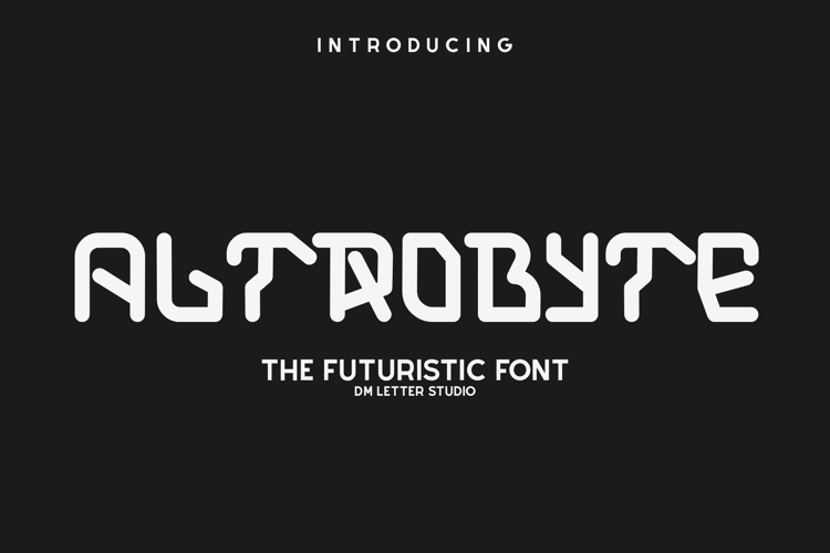 Altrobyte Font website image