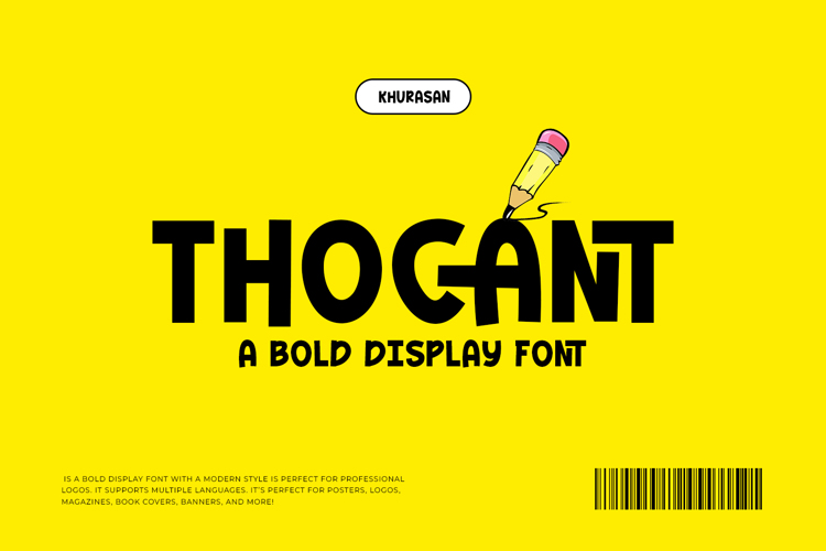 Thocant Font website image