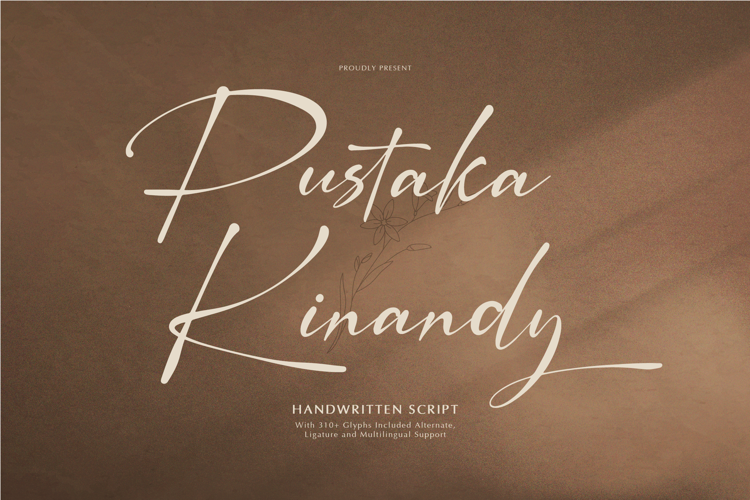 Pustaka Kinandy Font website image