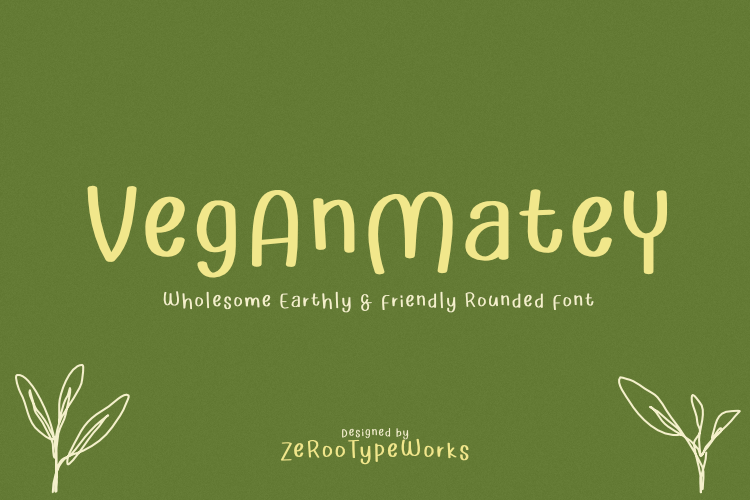 ZRTW Veganmatey Font website image