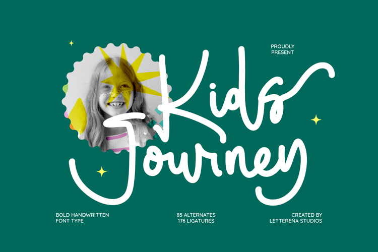 Kids Journey VERSION Font website image