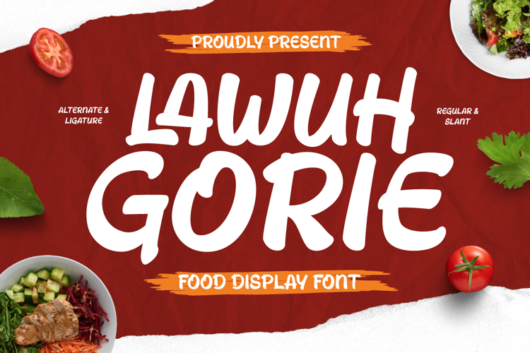Lawuh Gorie Font website image