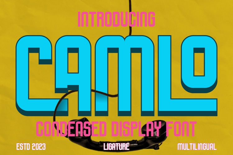 Camlo Font website image