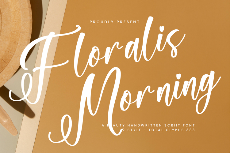 Floralis Morning Font website image