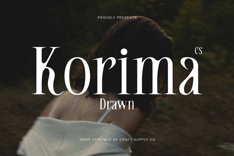 CS Korima Drawn Font website image