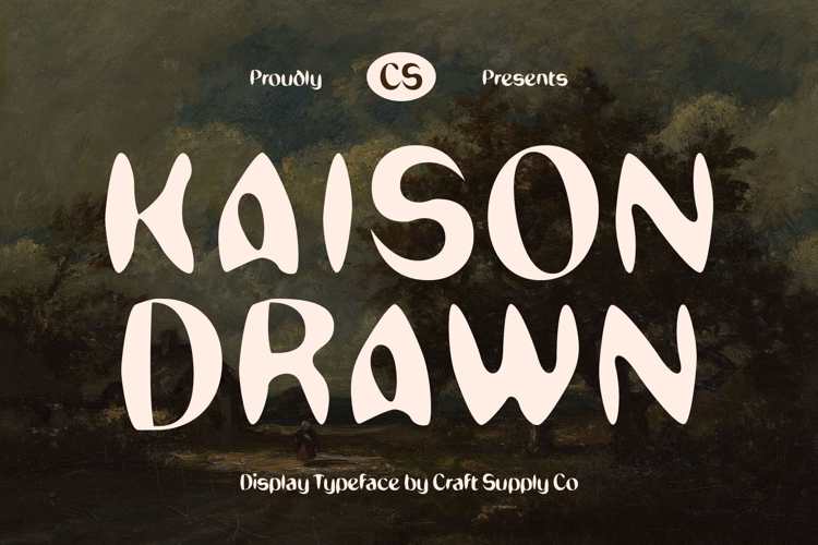 CS Kaison Drawn Font website image