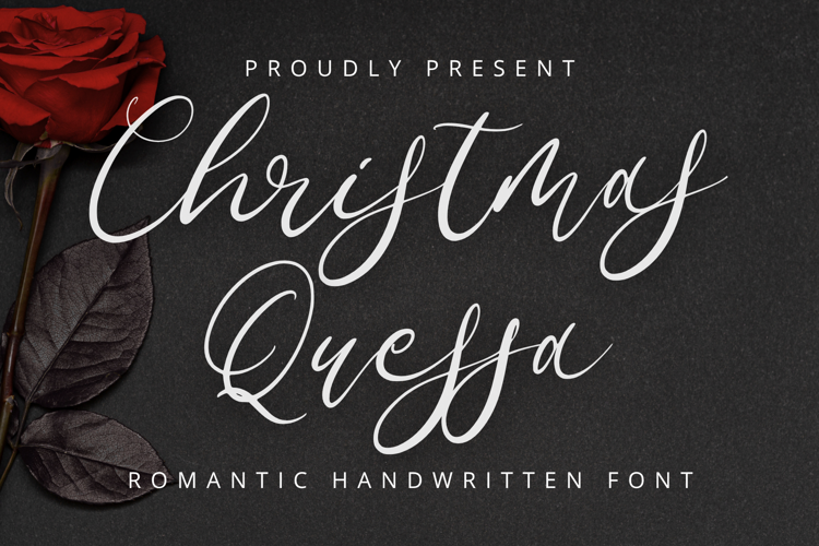 Christmas Quessa Font website image