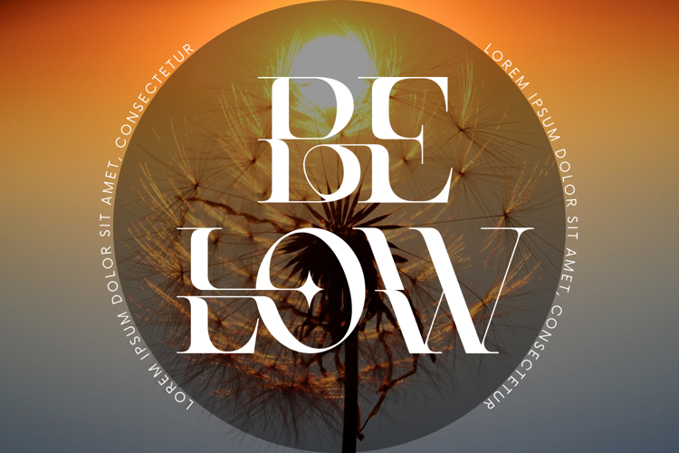 Across Sensory Font website image