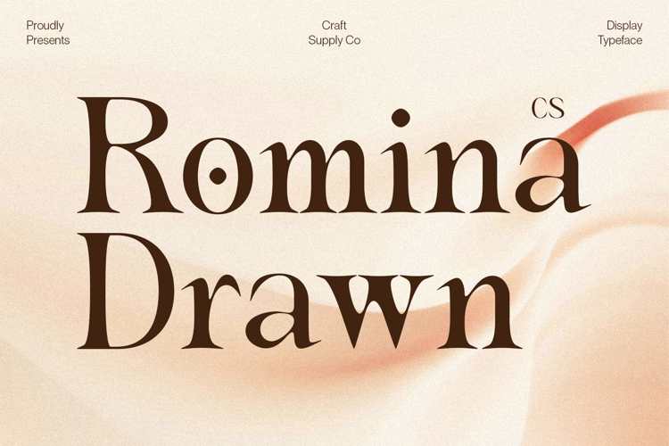CS Romina Drawn Font website image