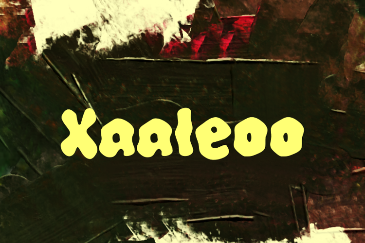x  Xaaleoo Font website image