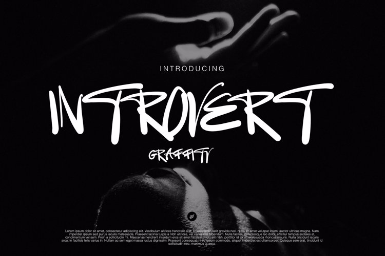 INTROVERT GRAFFITY Font website image