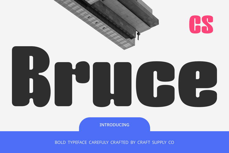 CS Bruce Font website image