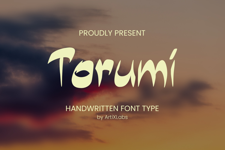 Torumi Font website image