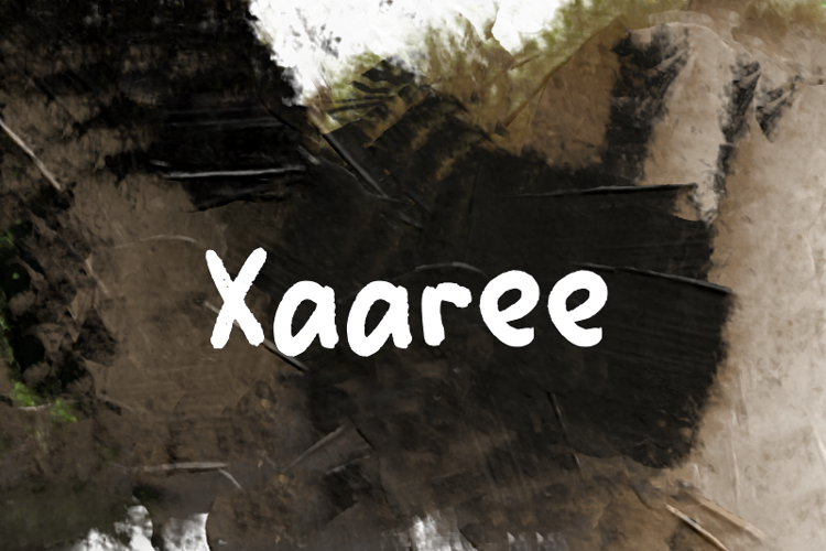 x  Xaaree Font website image