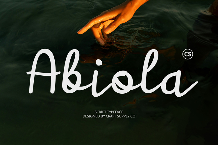 CS Abiola Font website image