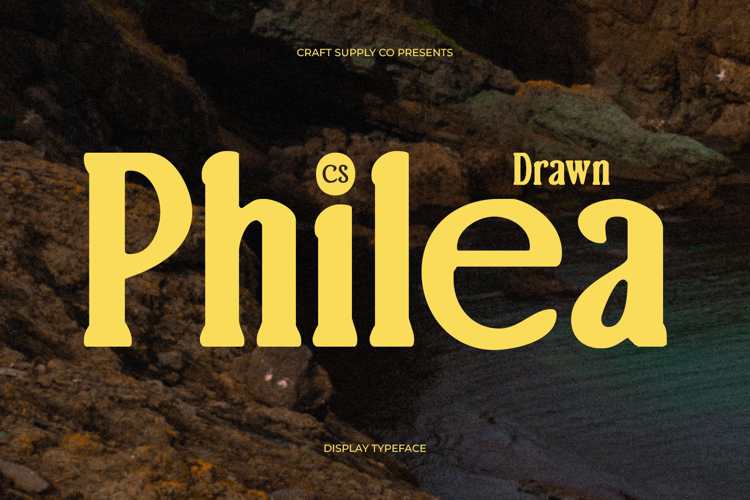 CS Philea Drawn Font website image
