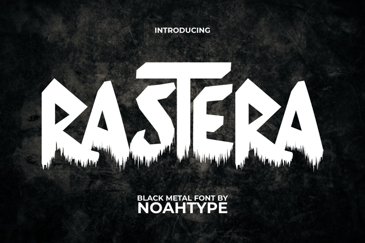Rastera Font website image