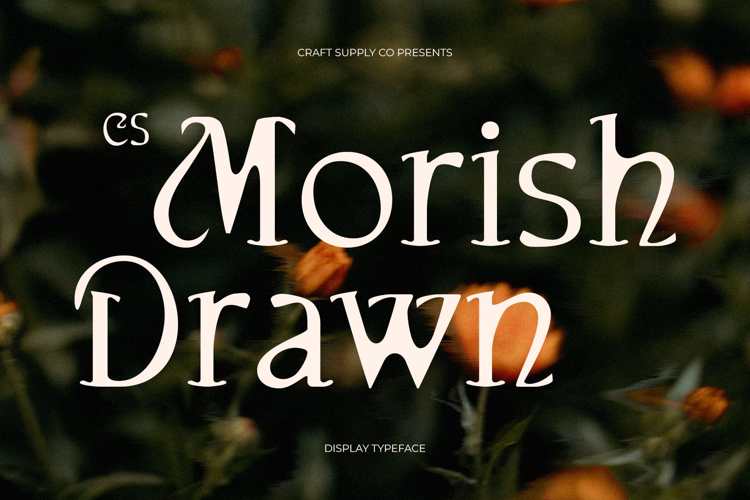 CS Morish Drawn Font website image