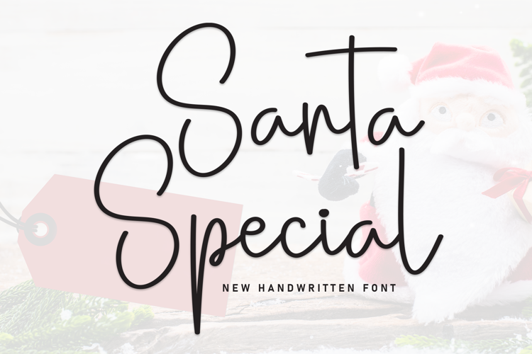 Santa Special Font website image