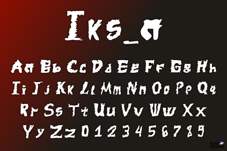 Iks _a Font website image