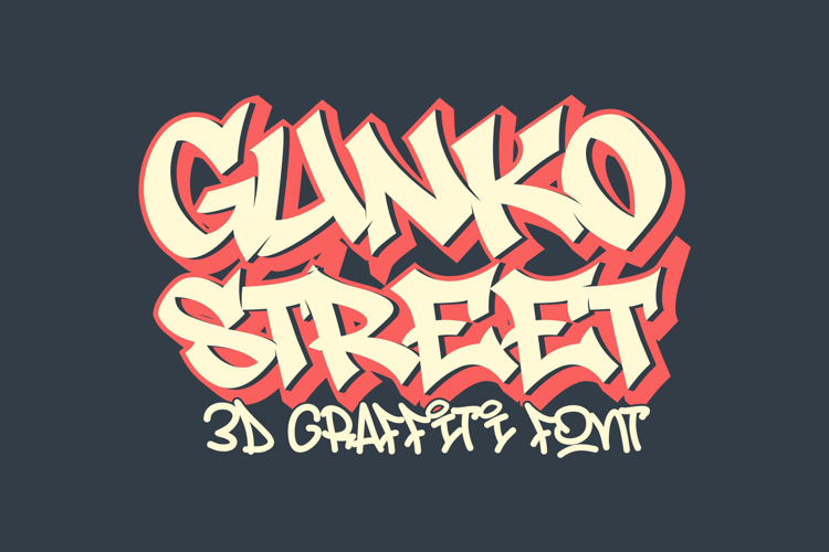Gunko Street Font website image