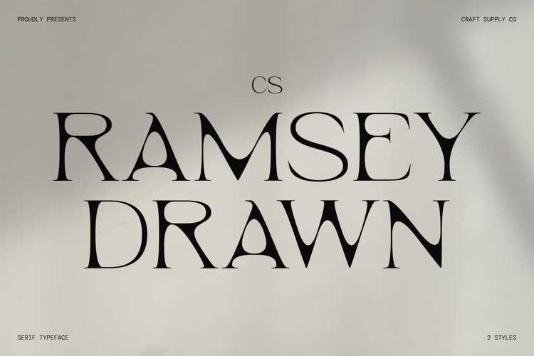 CS Ramsey Drawn Font website image