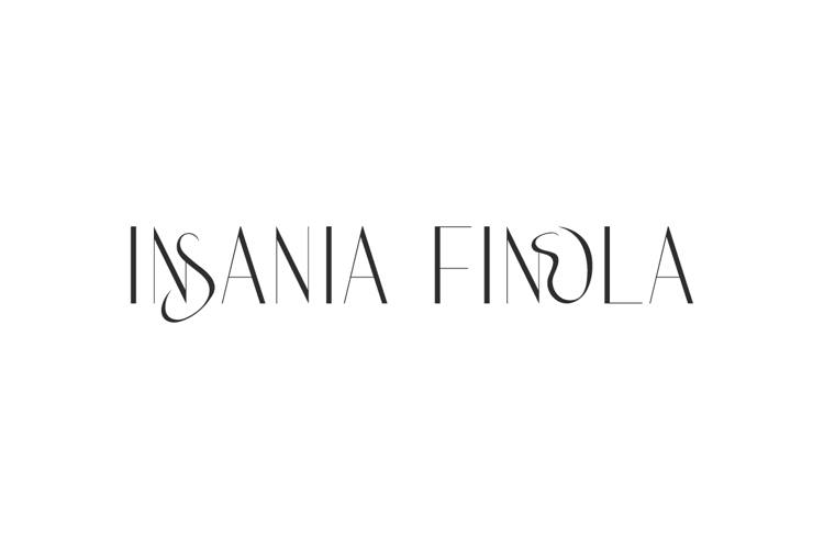 Insania Finola Font website image