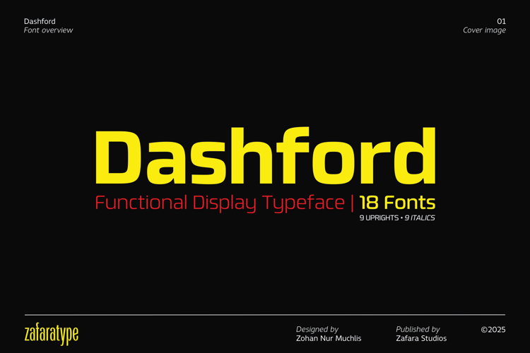 Dashford Font website image