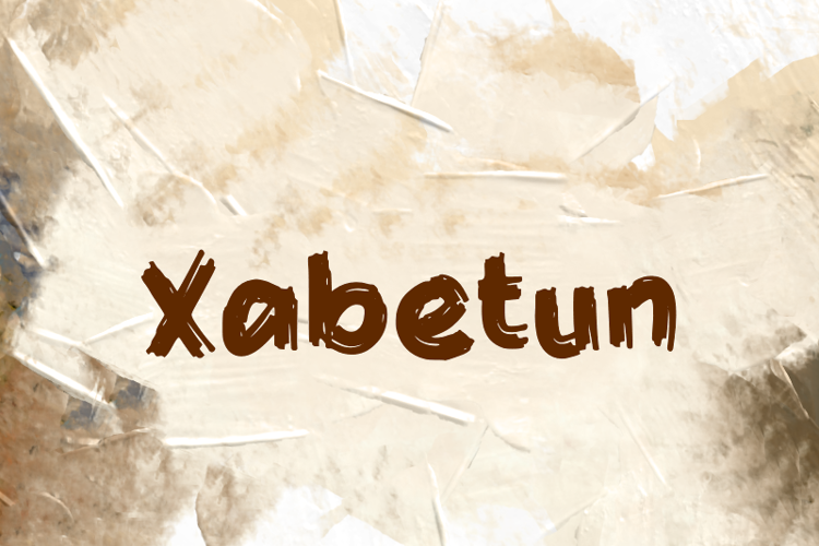 x  Xabetun Font website image