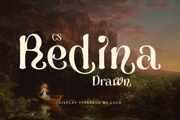 CS Redina Drawn Font website image
