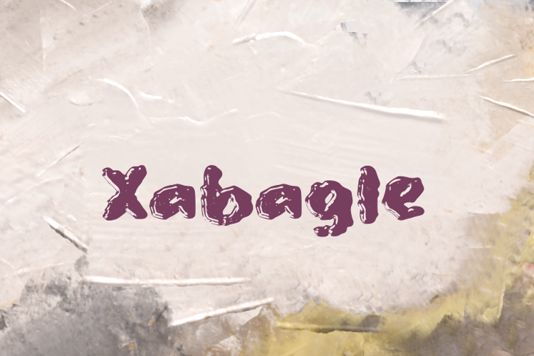 x  Xabagle Font website image