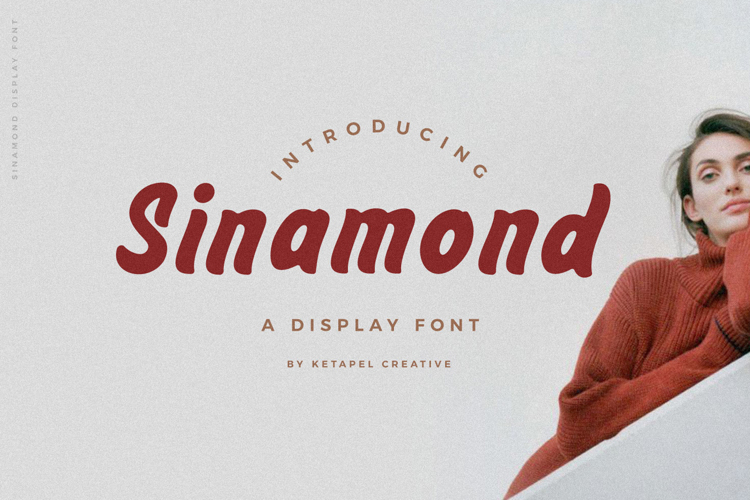 Sinamond Font website image