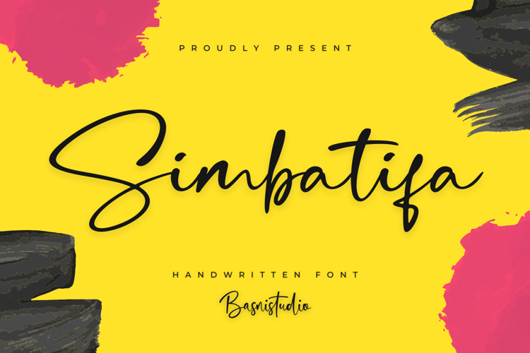 Simbatifa Font website image