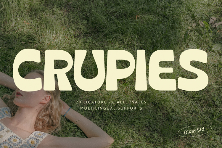 Crupies Font website image