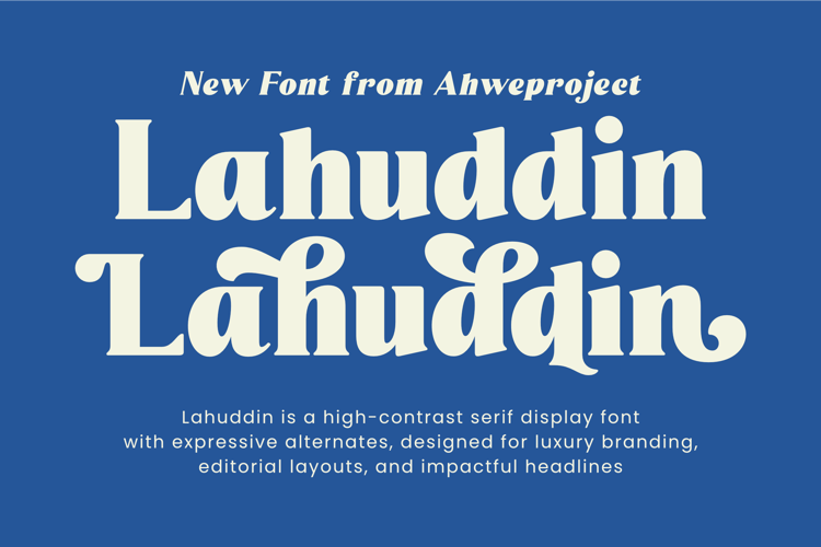 Lahuddin Font website image