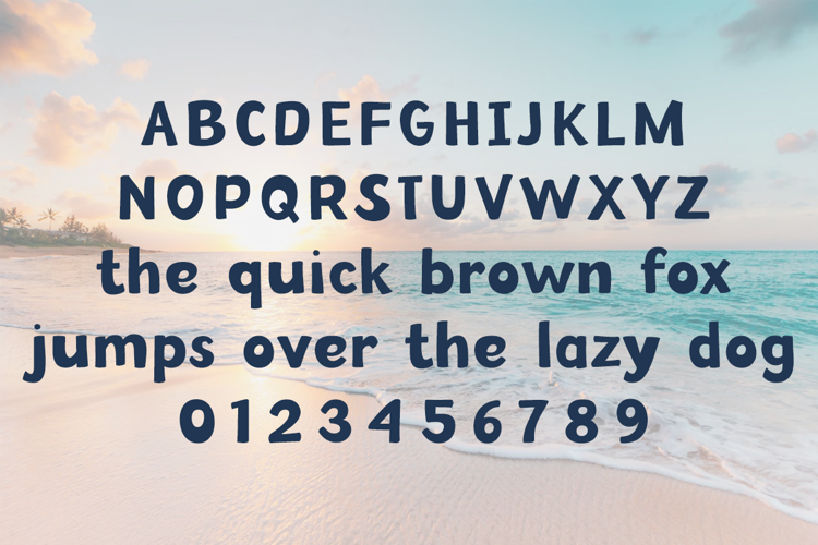 Silly Summer Font website image